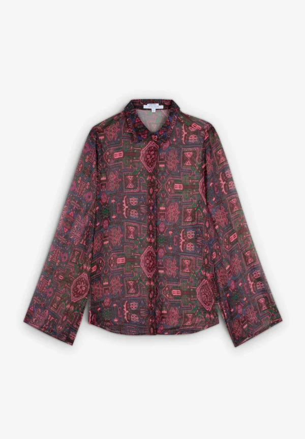 scalperscompany Camisa Print Etnico-Mujer Coleccion