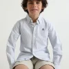 scalperscompany Camisa Rayas Calavera Contraste-Niños Camisas