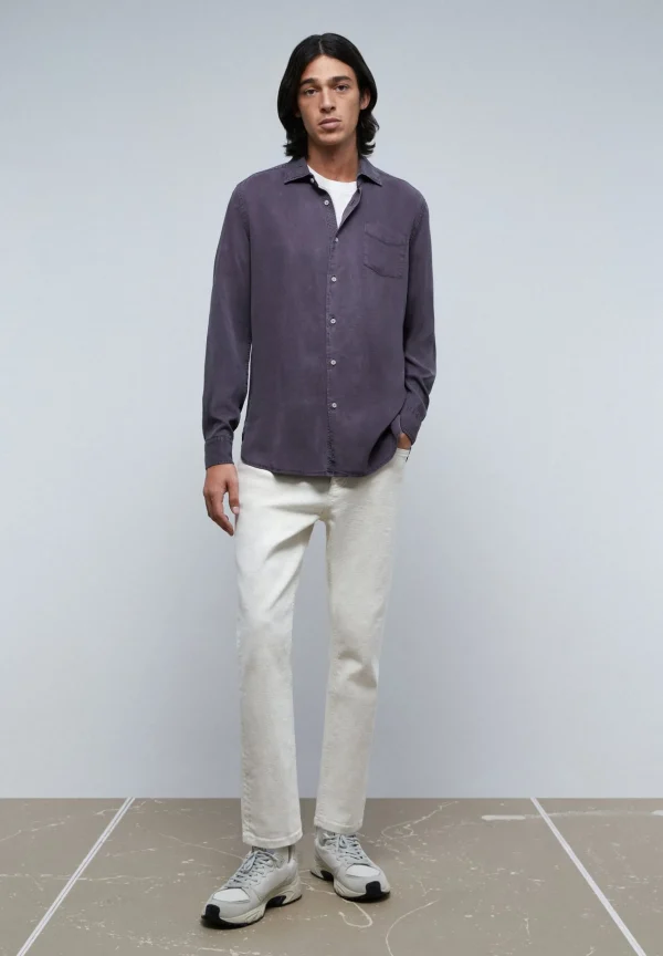 scalperscompany Camisa Tencel Bolsillo-Hombre Camisas