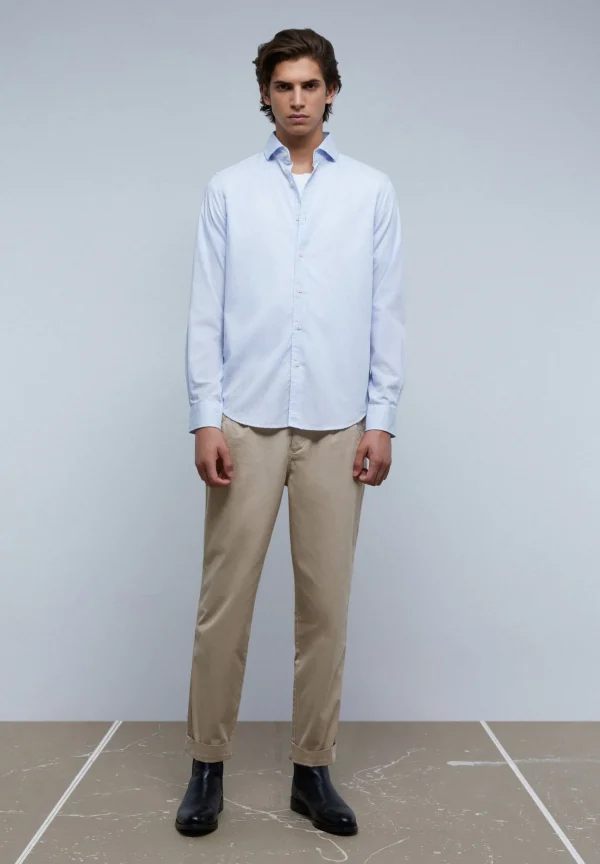 scalperscompany Camisa Vestir Basica-Hombre Camisas