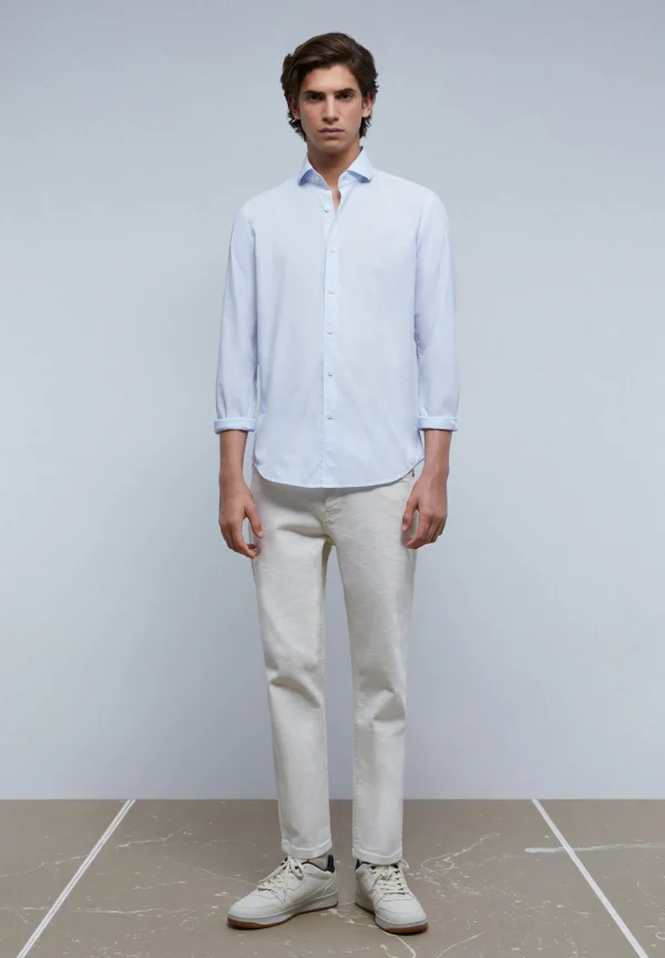 scalperscompany Camisa Vestir Basica-Hombre Camisas