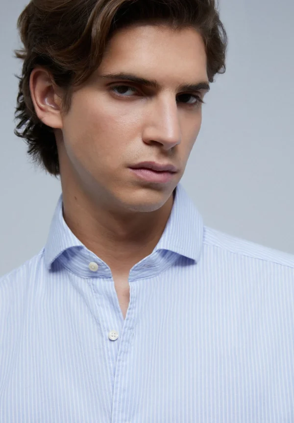 scalperscompany Camisa Vestir Basica-Hombre Camisas
