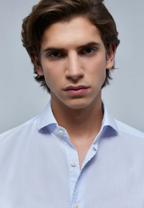 scalperscompany Camisa Vestir Basica-Hombre Camisas