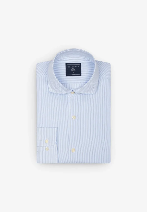 scalperscompany Camisa Vestir Basica-Hombre Camisas
