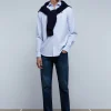 scalperscompany Camisa Vestir Calavera Contraste-Hombre Camisas