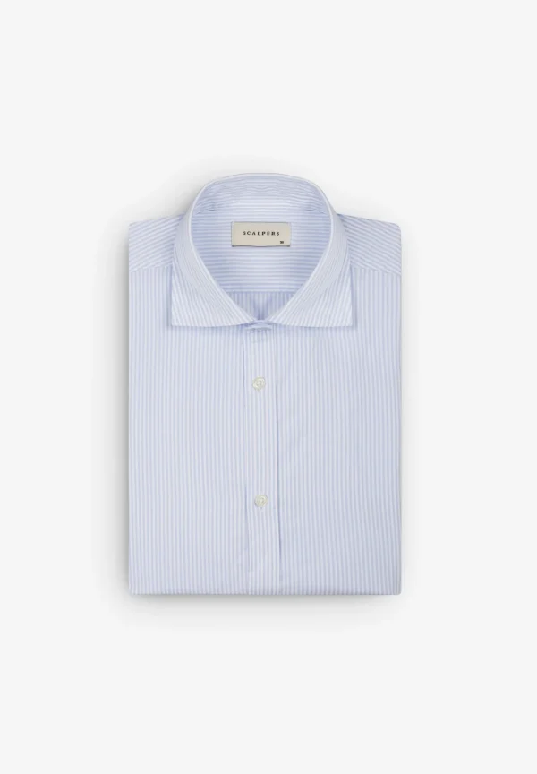 scalperscompany Camisa Vestir Clasica Slim Fit-Hombre Camisas