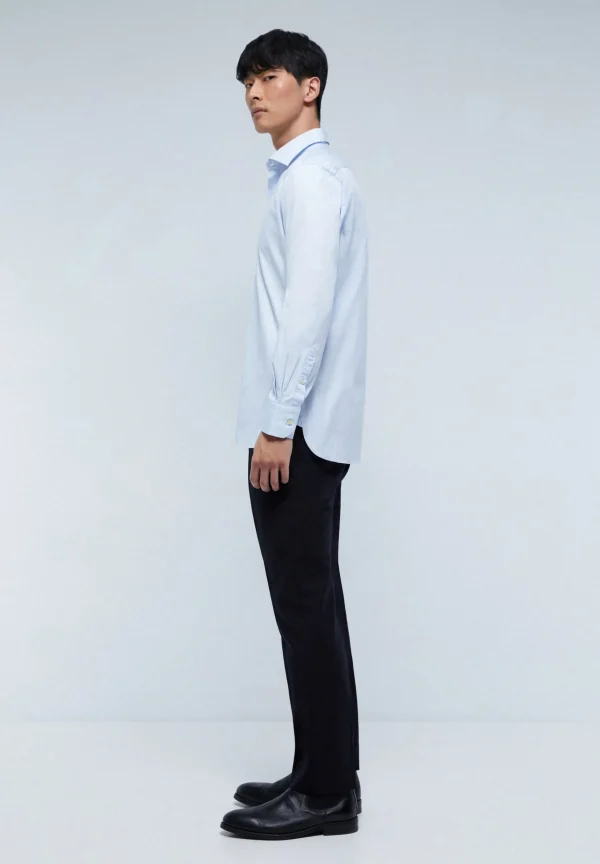 scalperscompany Camisa Vestir Puno Mixto-Hombre Camisas