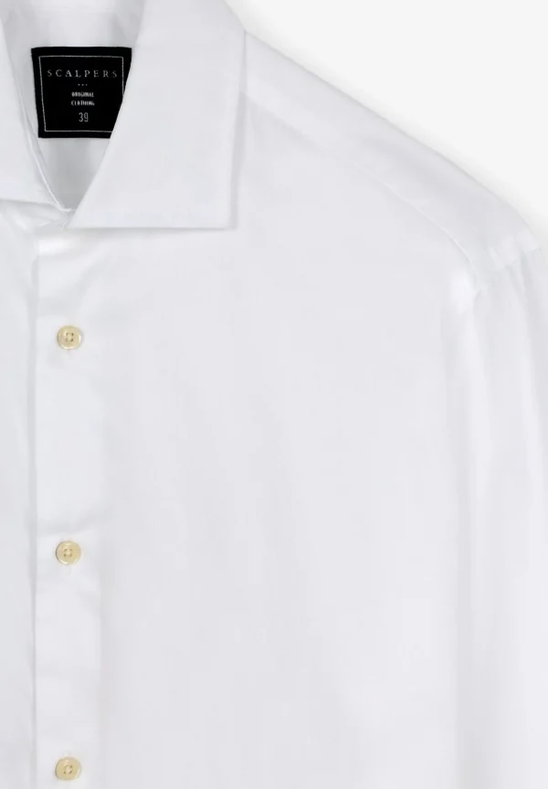 scalperscompany Camisa Vestir Puno Mixto-Hombre Camisas