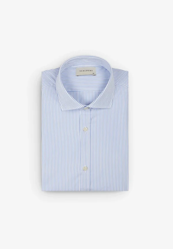 scalperscompany Camisa Vestir Rayas Slim Fit-Hombre Camisas
