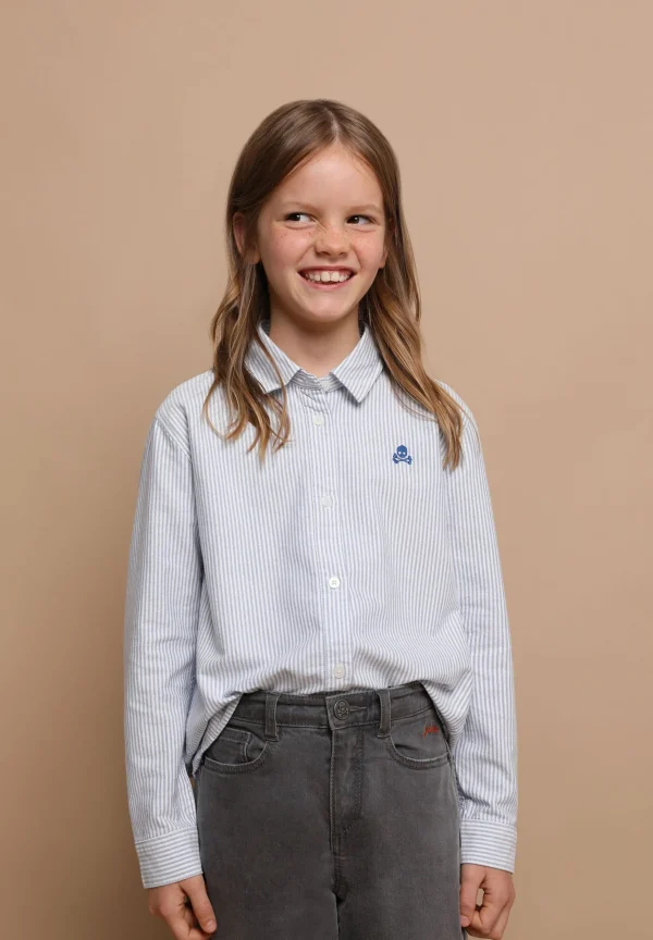 scalperscompany Camisa Volante Espalda-Niños Camisas