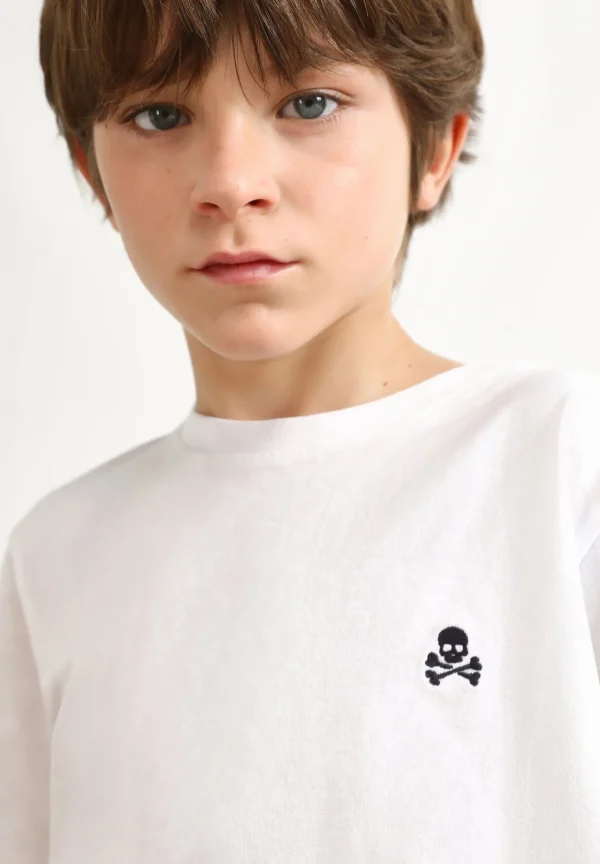 scalperscompany Camiseta Basica Calavera-Niños Mini Me