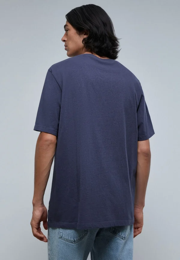 scalperscompany Camiseta Basica Calavera Relaxed Fit-Hombre Camisetas
