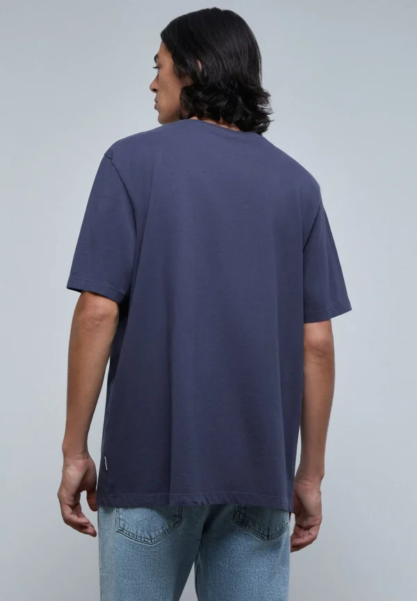 scalperscompany Camiseta Basica Calavera Relaxed Fit-Hombre Camisetas