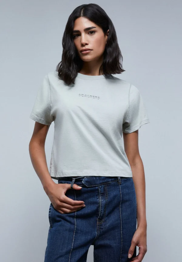 scalperscompany Camiseta Basica Logo Frontal-Mujer Camisetas Y Tops