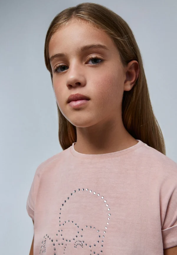 scalperscompany Camiseta Calavera Cristales-Niños Camisetas