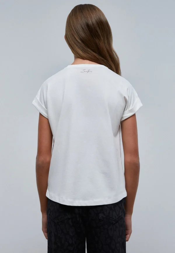 scalperscompany Camiseta Calavera Cristales-Niños Camisetas