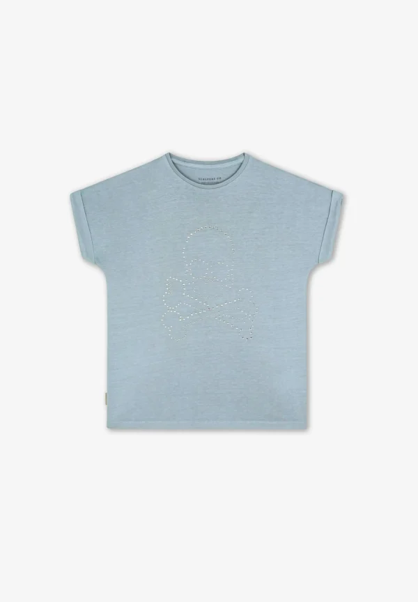 scalperscompany Camiseta Calavera Cristales-Niños Camisetas