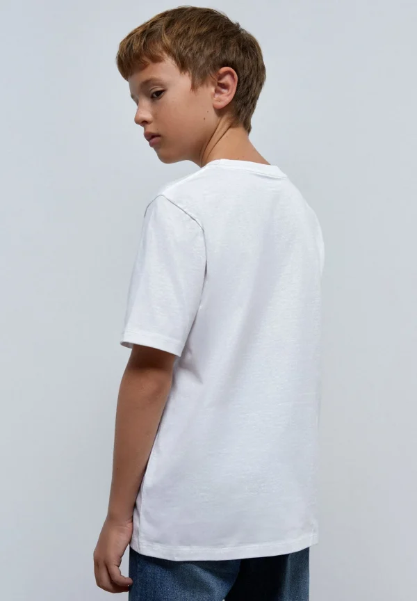 scalperscompany Camiseta Calavera Mapa-Niños Camisetas