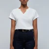 scalperscompany Camiseta Cuello Pico Logo-Mujer Camisetas Y Tops