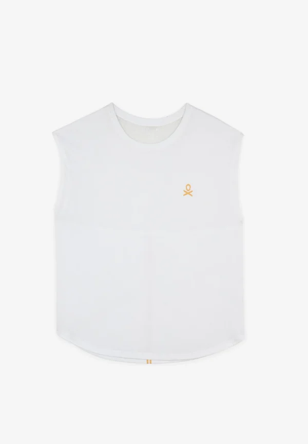 scalperscompany Camiseta Deportiva Paneles Adn-Mujer Ropa Deportiva