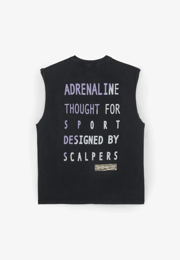scalperscompany Camiseta Deportiva Print Adn-Mujer Ropa Deportiva