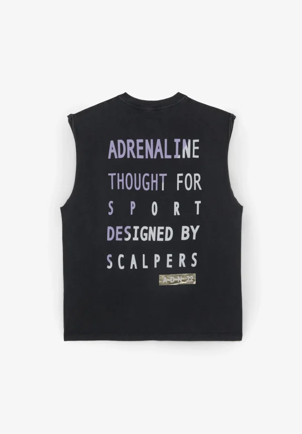 scalperscompany Camiseta Deportiva Print Adn-Mujer Ropa Deportiva