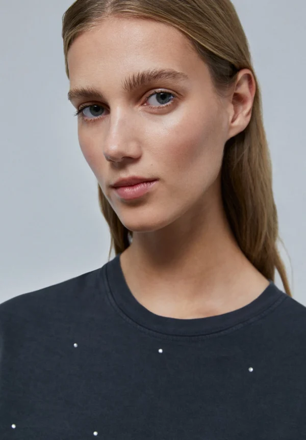 scalperscompany Camiseta Detalle Cristales-Mujer Camisetas Y Tops