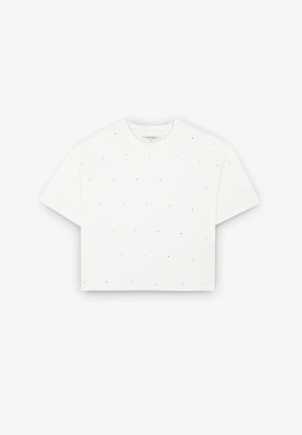 scalperscompany Camiseta Detalle Cristales-Mujer Camisetas Y Tops