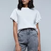 scalperscompany Camiseta Detalle Manga-Mujer Camisetas Y Tops