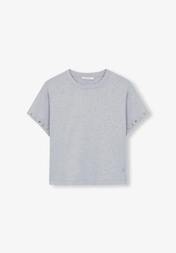 scalperscompany Camiseta Detalle Manga-Mujer Camisetas Y Tops