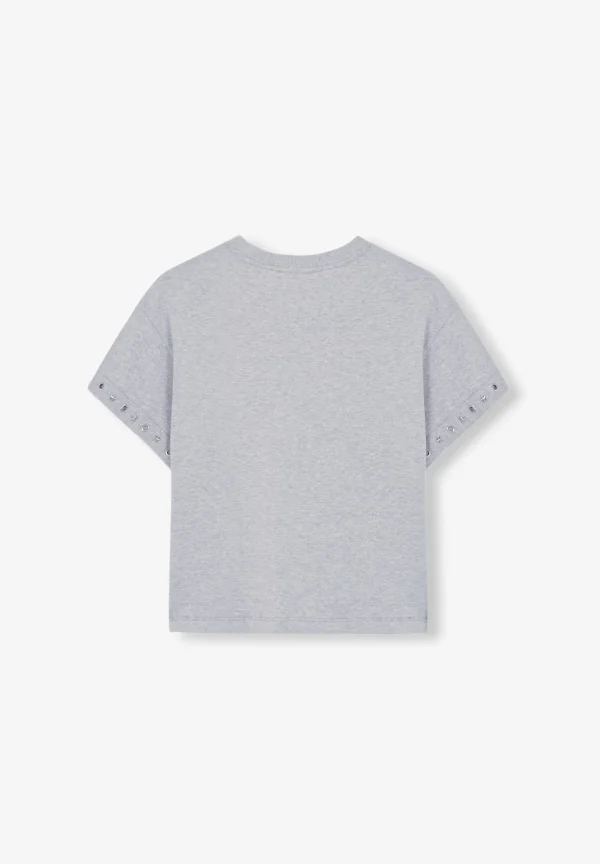 scalperscompany Camiseta Detalle Manga-Mujer Camisetas Y Tops