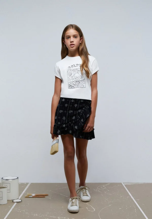scalperscompany Camiseta Dibujo Bordado-Niños Camisetas
