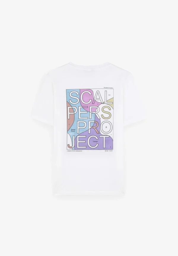 scalperscompany Camiseta Dibujo Logo Trasero-Hombre Camisetas