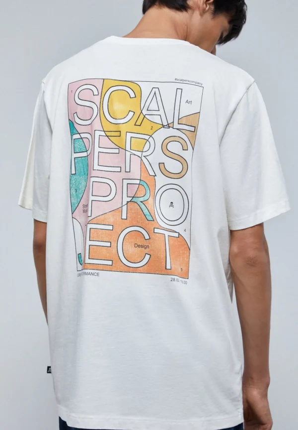 scalperscompany Camiseta Dibujo Logo Trasero-Hombre Camisetas