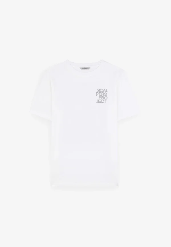 scalperscompany Camiseta Dibujo Logo Trasero-Hombre Camisetas