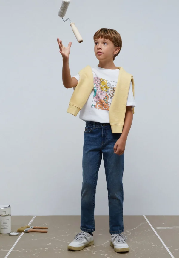 scalperscompany Camiseta Dibujo Logo Trasero-Niños Mini Me