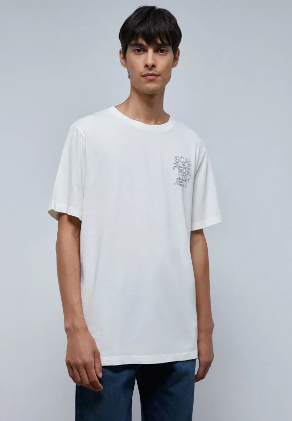 scalperscompany Camiseta Dibujo Logo Trasero-Hombre Camisetas