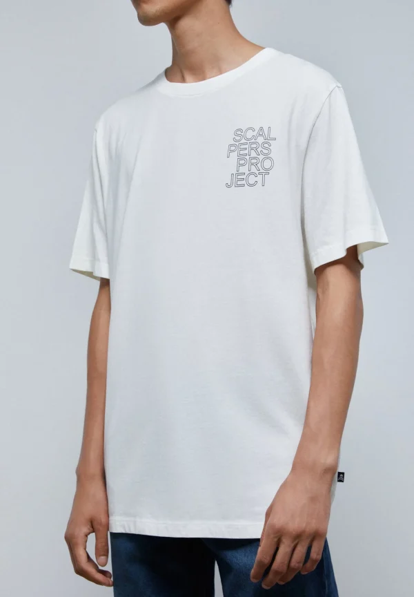 scalperscompany Camiseta Dibujo Logo Trasero-Hombre Camisetas