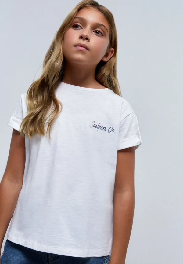 scalperscompany Camiseta Flame Calavera Trasera-Niños Camisetas