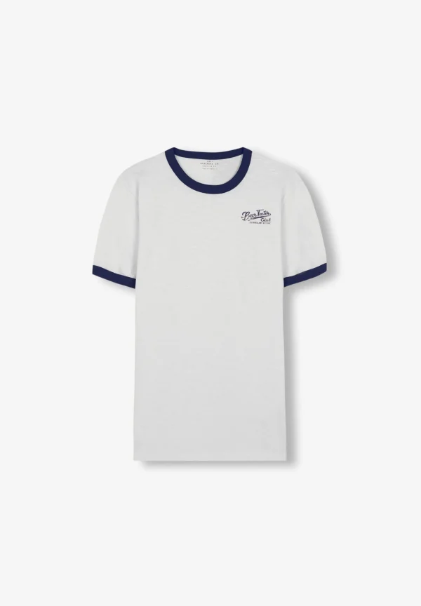 scalperscompany Camiseta Flame Contraste-Hombre Camisetas