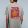 scalperscompany Camiseta Flame Dibujo Trasero-Hombre Camisetas