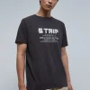 scalperscompany Camiseta Flame Rustica-Hombre Camisetas