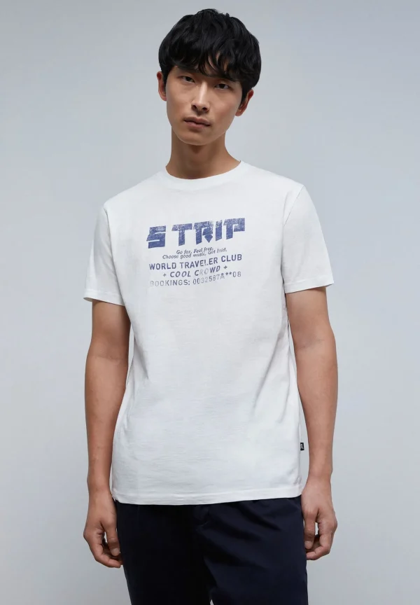 scalperscompany Camiseta Flame Rustica-Hombre Camisetas