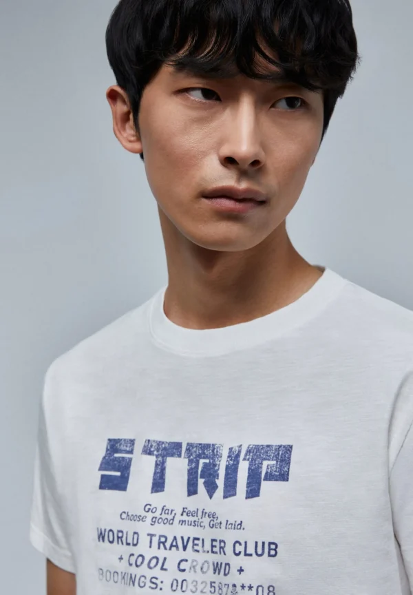 scalperscompany Camiseta Flame Rustica-Hombre Camisetas