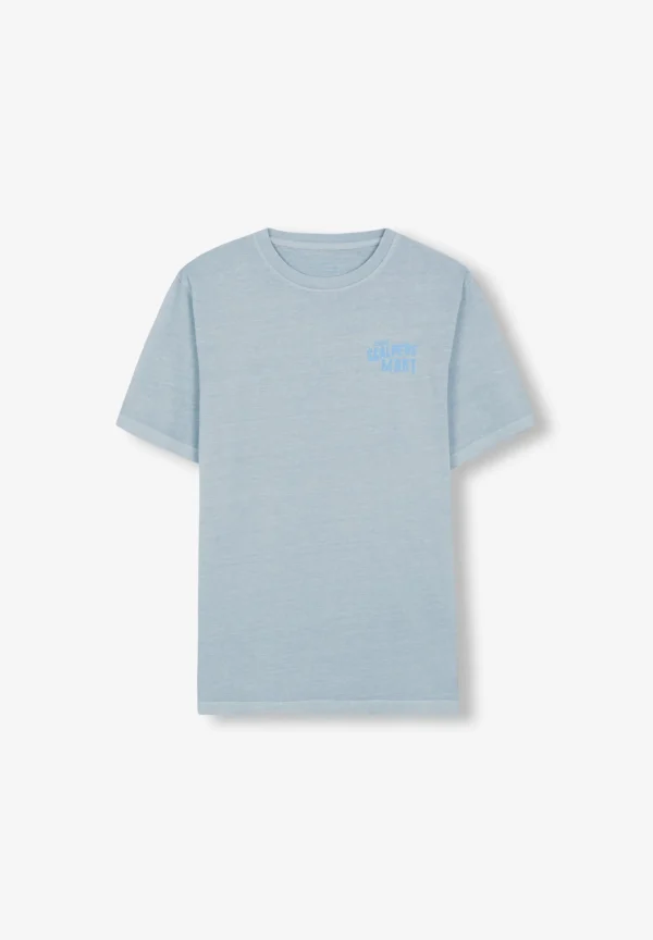 scalperscompany Camiseta Lavada Print-Hombre Camisetas