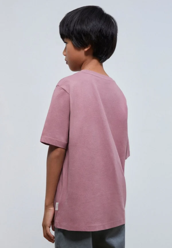 scalperscompany Camiseta Lavada Print Circular-Niños Camisetas
