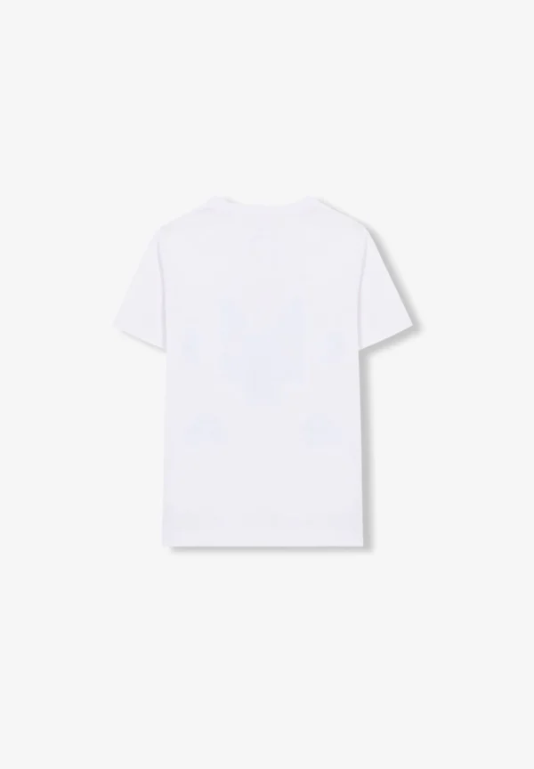 scalperscompany Camiseta Lavada Print Circular-Niños Camisetas
