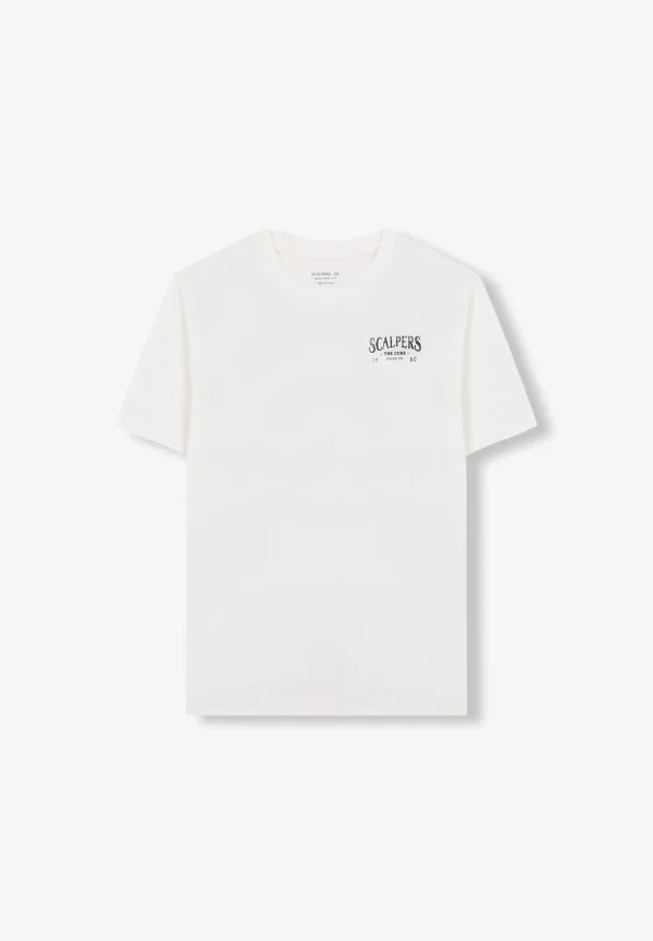 scalperscompany Camiseta Lavada Print Trasero-Hombre Camisetas