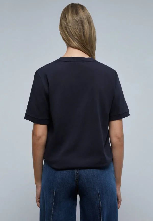 scalperscompany Camiseta Logo Detalle Rotos-Mujer Camisetas Y Tops