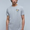 scalperscompany Camiseta Logo Frontal Flocado-Hombre Camisetas
